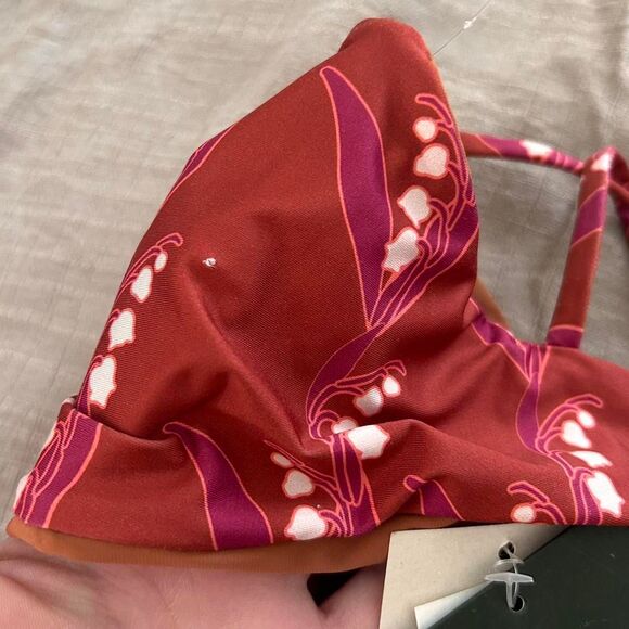 NEW Juan De Dios San Miguel Hand Embroidered Multi way Bikini Top Bra M - Picture 8 of 8